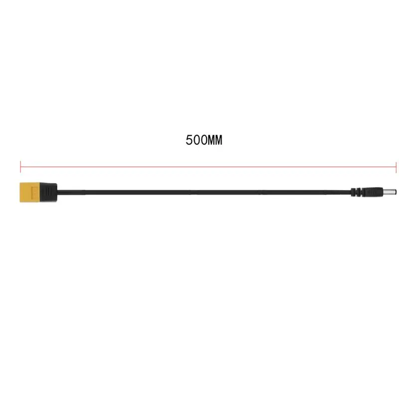 Adaptateur XT60 Vers DC5521 à 90° – Connexion Sans Fil Pour RC, Drone FPV, Batterie LiPo (lot De 2)