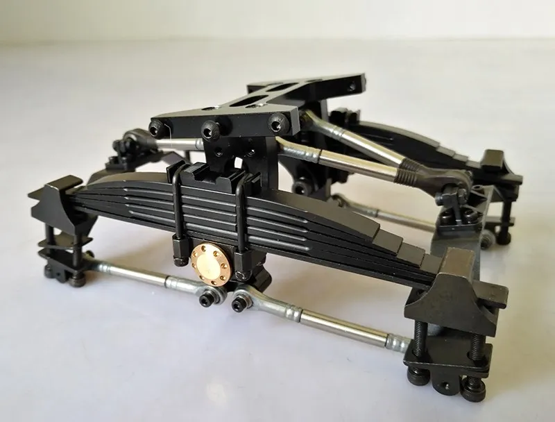 

1Set 1/14 Tamiya Tractor Suspension Kit 115mm Wheelbase Frame Hanging Kits for 1:14 Trailer Truck 8*8 Self-unloading RC Car Part