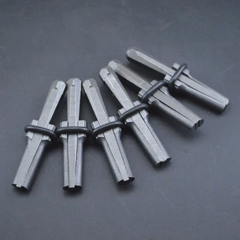 

10 Set Rock Steel Easy Apply With Feather Shims Hand Tools Concrete Marble Granite Industrial Plug Wedge Stone Splitter Manual