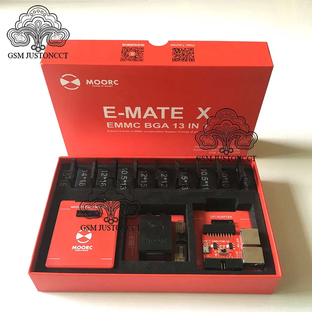 Адаптер для BGA EMMC 13 в 1 с поддержкой BGA100 136 168 153 169 162 186 221 529 254 easy2 riff2/UFI/MEDUSA|emmc 169|emmc