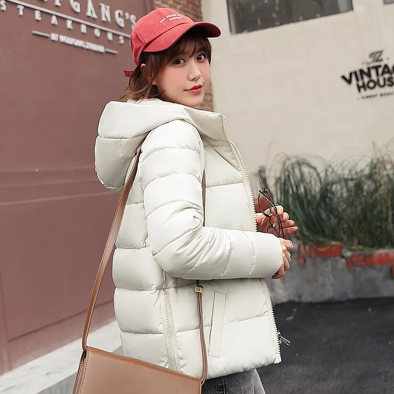 

Czh-8605 Cotton-padded Clothes Women's Short Winter Korean-style Slim Fit Versatile down Jacket Cotton-padded Clothes Fashion Pr