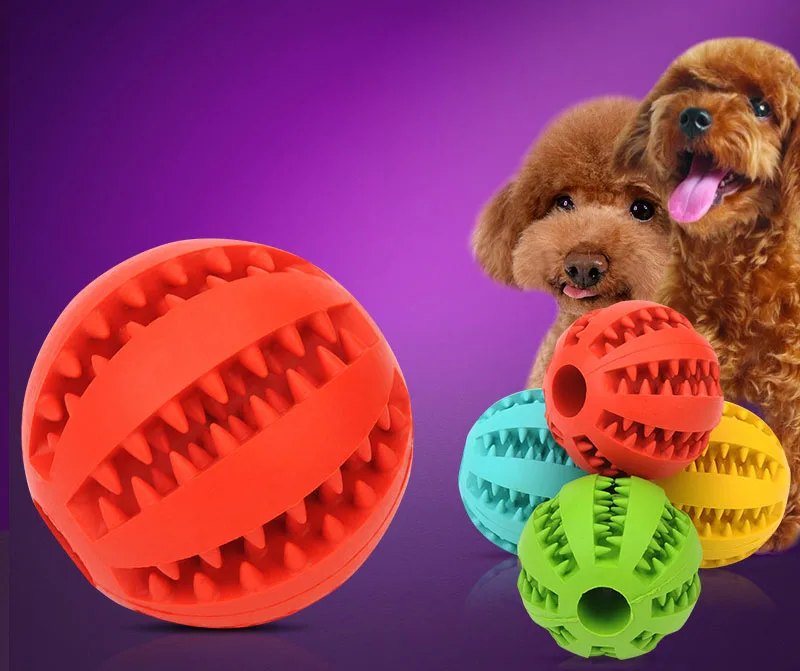 Pet Toy Tooth Ball Dog Bite Resistant Dog Food Spilling Food Ball Non toxic Watermelon Bouncy