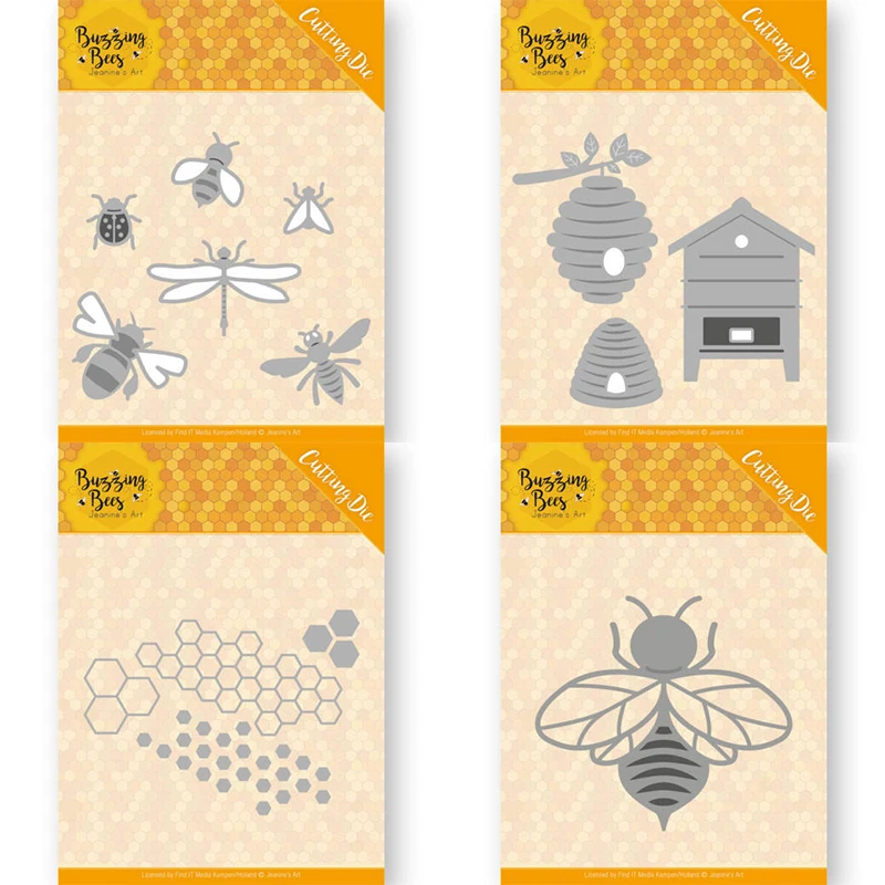 álbumes de recortes manualidades Uteruik Plantillas de corte de panal de abeja para hacer tarjetas 