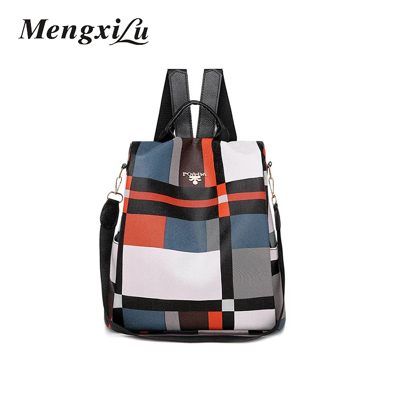 

Fashion Backpack Women Anti-theft Backpack High Quality School Bag Women Multi-function Travel Bags Large Capacity Shoulder Bags