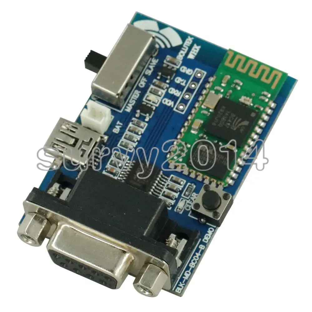 Последовательный адаптер связи RS232 Bluetooth Master-Slave 2 режима 5 в Mini USB последовательный