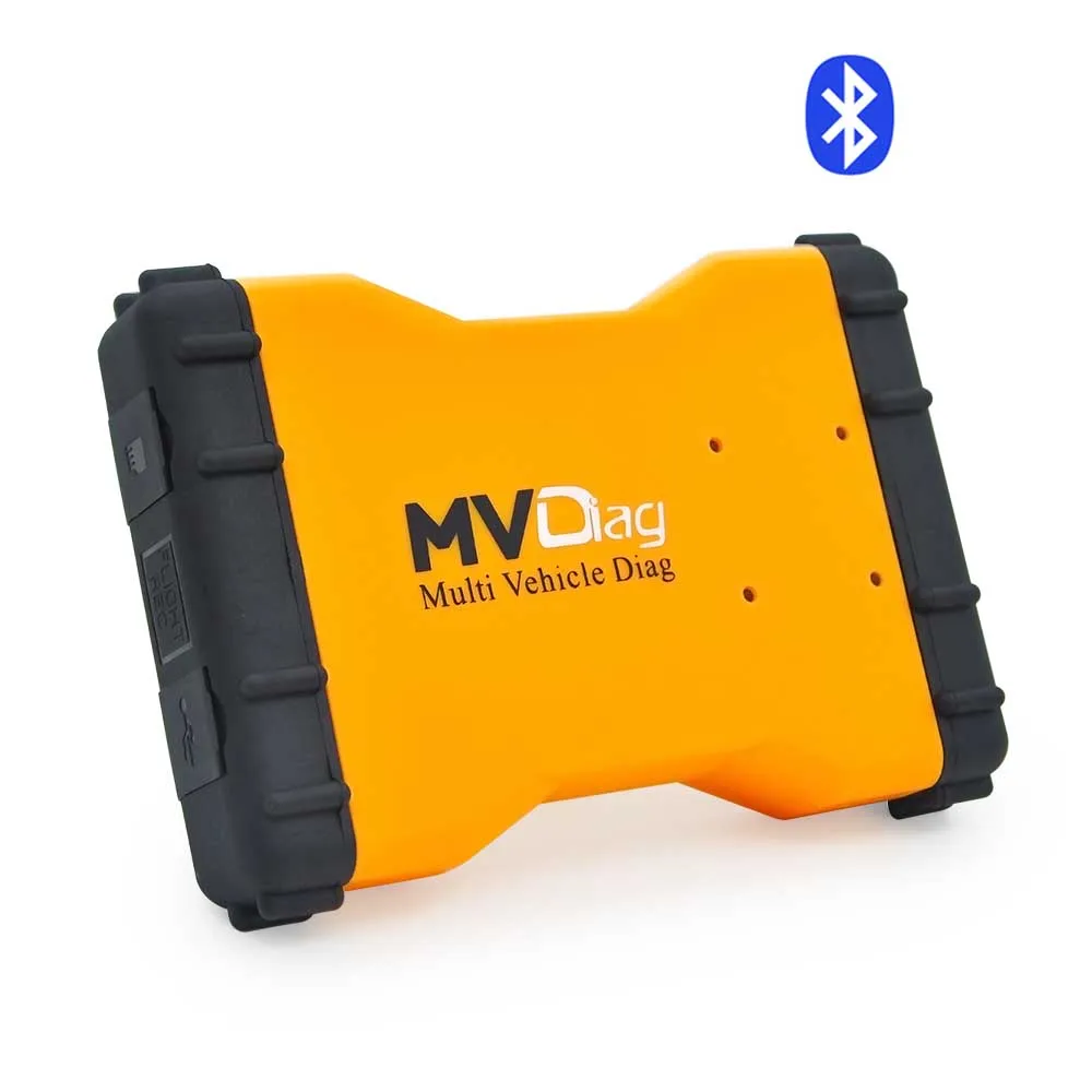 Супер инструмент CDP TCS Bluetooth,00/,03 с Keygen OBDII сканер MVdiag Multidiag автомобили Грузовики OBD2 диагностический инструмент - Цвет: MVdiag Bluetooth