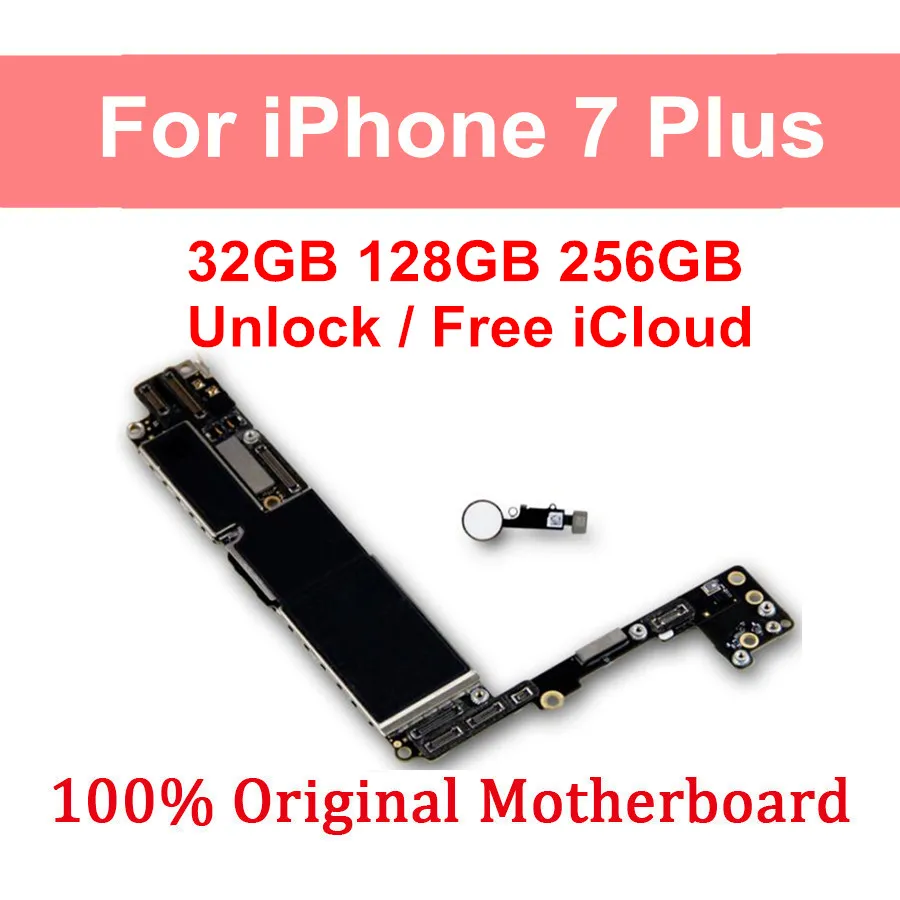 Заводская Разблокировка для iphone 7 Plus 5 дюймов материнская плата протестирована