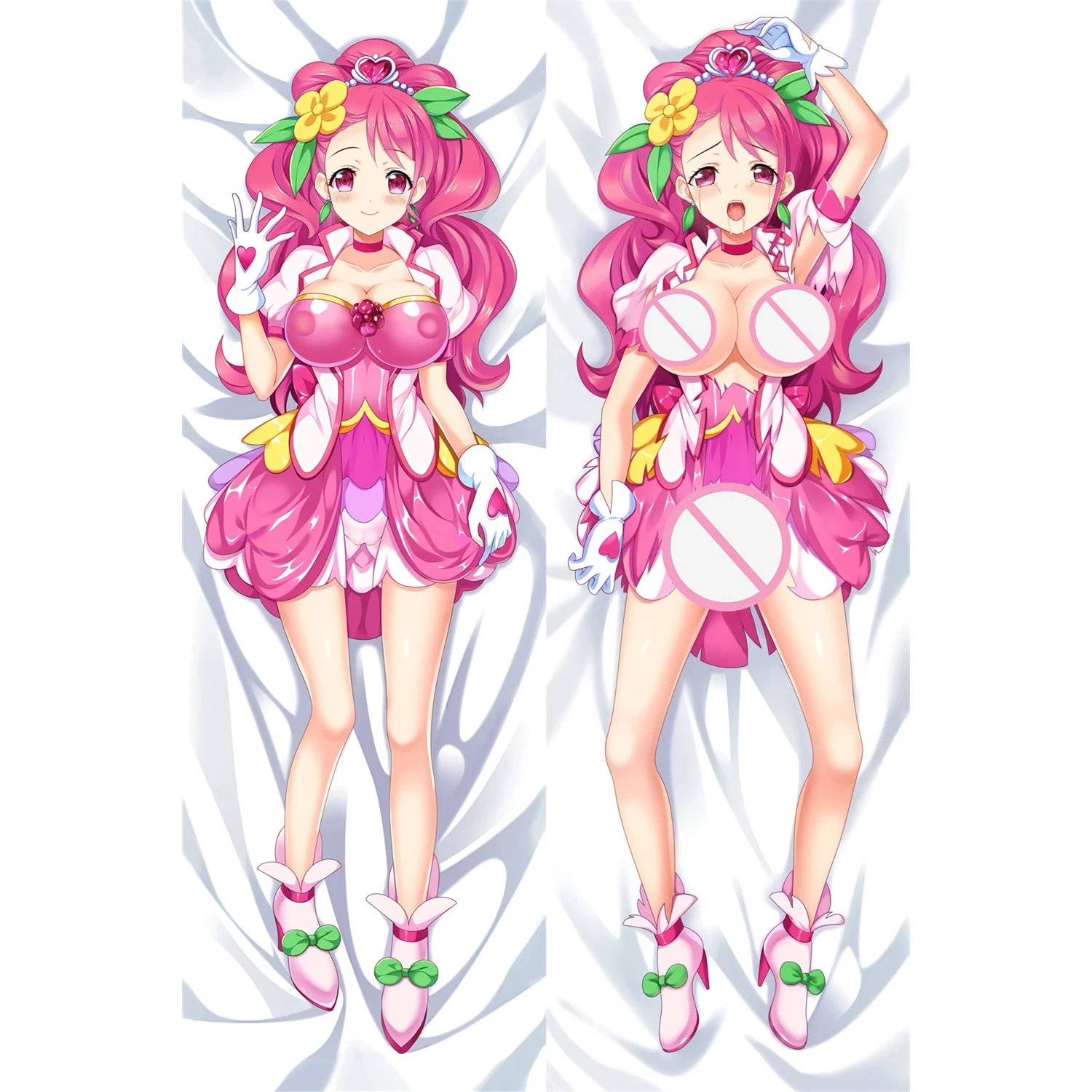 2Way дакимакура с Healin хорошее PreCure лечения Grace 160x50 см Manga для девушек визуально