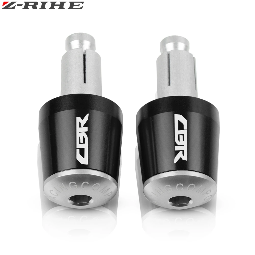 Для HONDA CBR600 F2, F3, F4, F4i SPORT/F CBR 600 CBR600F CBR600RR 1991- Мотоцикл с ЧПУ руль акустическая система концы крышки слайдер - Цвет: Black Silver
