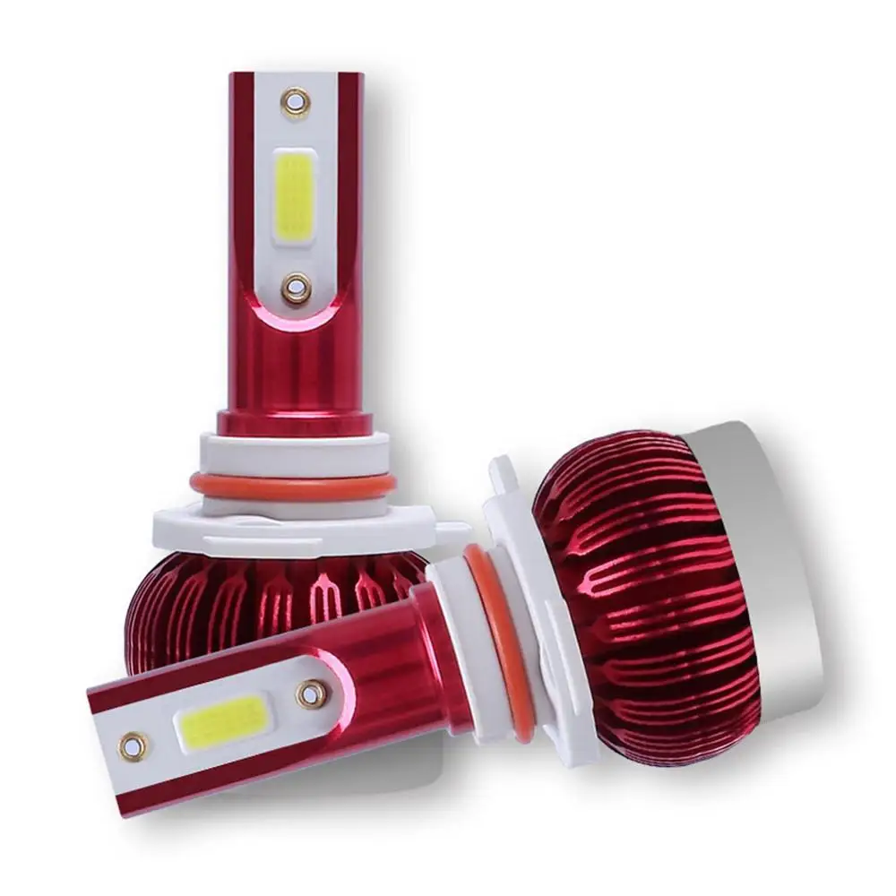 

2pcs Headlight 9005/9006/H1/H3/H4/H7/H11 LED Car Headlight Quakeproof Low Voltage Protection 72W 12000LM 8000K DOB Auto Bulbs
