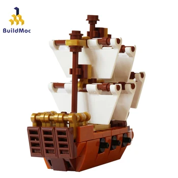 

BuildMOC 21313 Alternate ship build Sets Cruise Ship Model Boat DIY Building Diamond Mini Blocks Kit Children Kids Toys