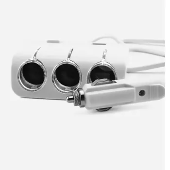 

cigarette lighter with switch one for three