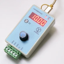 2020 novo Portátil Gerador de Sinal De Tensão De Corrente Analógico Saída de Simulador 0-10V 0-20mA