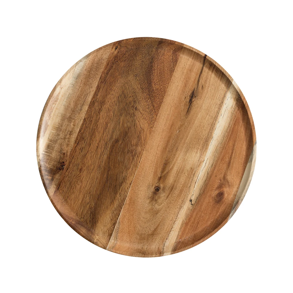 

Fruit Dishes Wood Plate Kitchen Cookie Bread Tea Tray Food Serving Restaurant Dessert Saucer Dinner Cake Home Round Pan