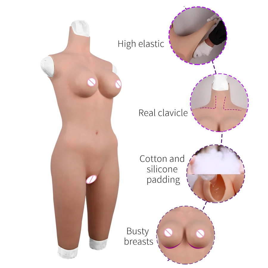 D CupSilicone боди кроссдресс для мужчин и женщин транссексуал искусственная вагина с