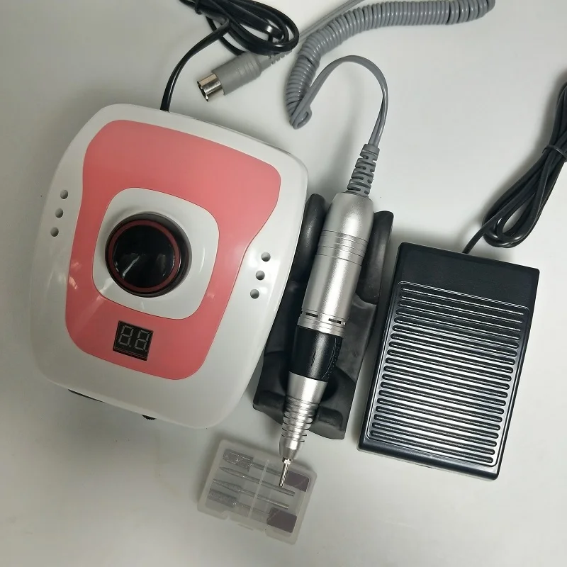 

35000RPM Electric Nail Drill Machine Apparatus for Manicure Pedicure with Cutter Nail Drill Art Machine Kit Nail Tool