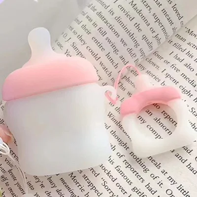 GR-4 Милый мультфильм Пингвин Airpods брелок Bluetooth наушники силиконовый чехол для Airpods 2 защитный Брелок «Обложка» - Цвет: GR-4