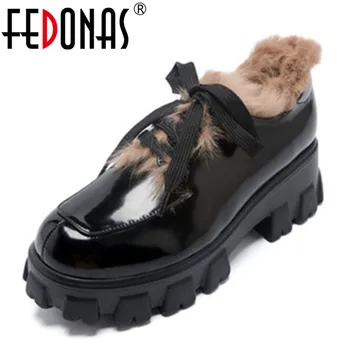 

FEDONAS High Heels Women Genuine Leather Pumps Spring Autumn Basic Casual Shoes Woman New Fashion Cross Tied Platforms Shoes