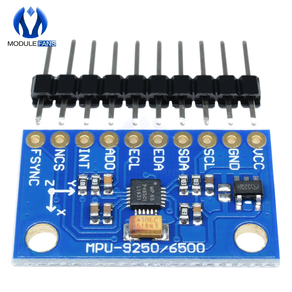 SPI/IIC 6DOF MPU-6500 Sensor 6-axis Gyroscope Acceleration Module For arduino 