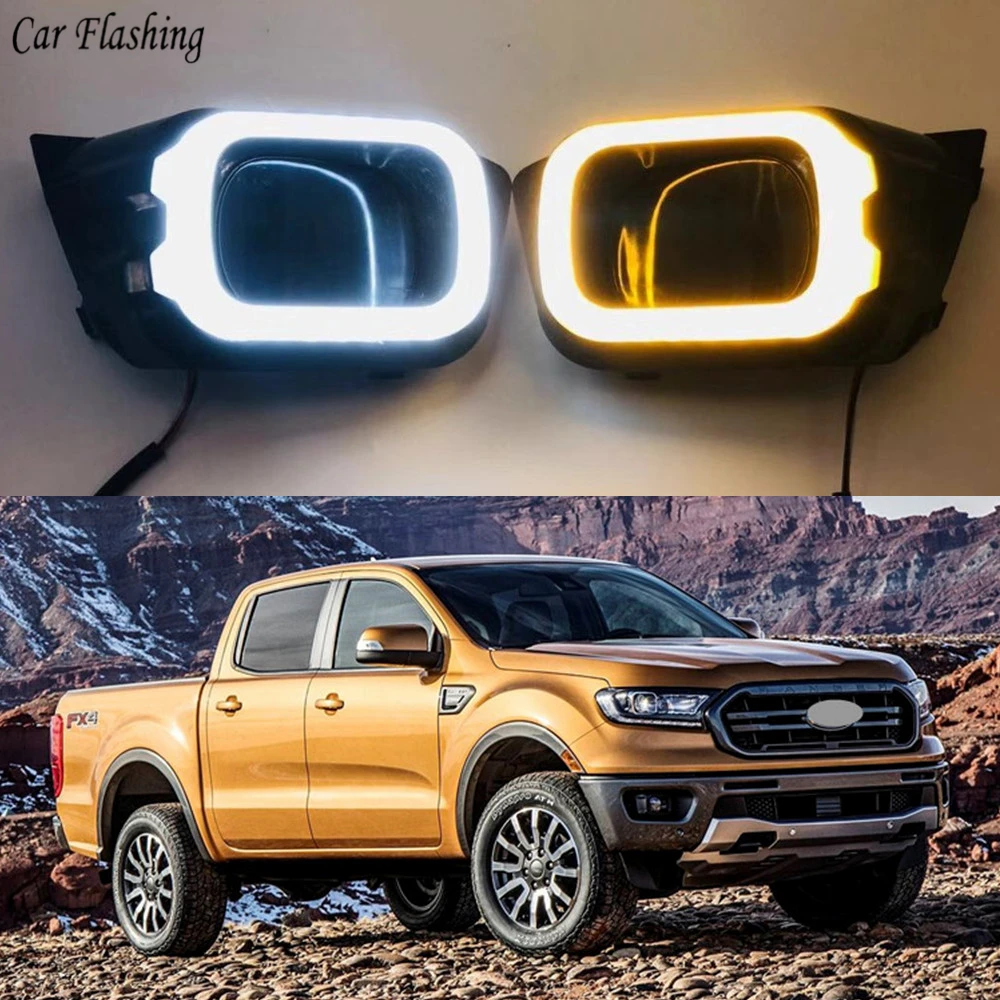 Дневные ходовые огни для Ford Ranger 2019 2020 12 В 1 пара | Автомобили и мотоциклы