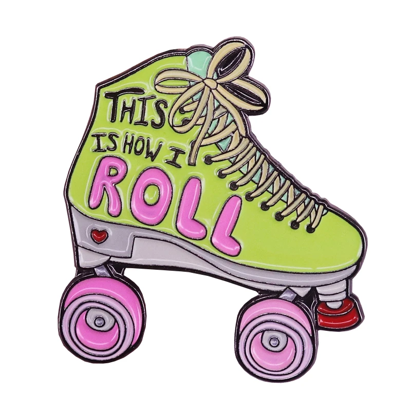 Download This Is How I Roll Roller Skates Enamel Pin Retro Skating Brooch Funny Puns Roller Derby Badge Vaporwave Aesthetic 80s Kids Gift Brooches Aliexpress