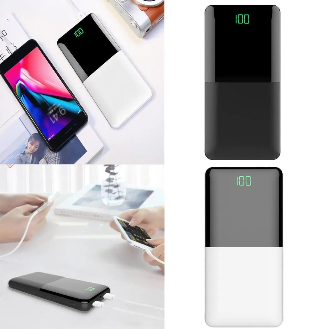 

LCD Power Bank Portable Dual USB Mobile Phone External General Light weight, compact size Battery Casual Charger