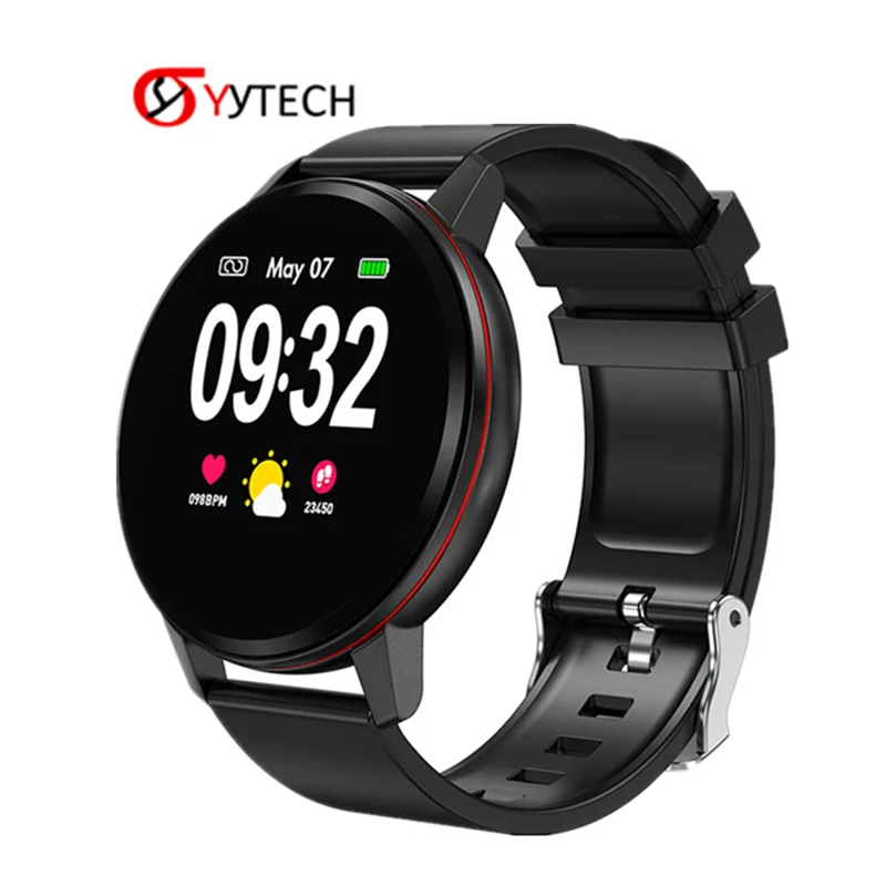 SYYTECH полный сенсорный экран CF88 Смарт часы мониторинг сердечного ритма профессиональный спортивный режим водонепроницаемый Интеллектуальный браслет телефон