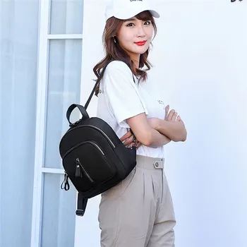 

High Quality School Backpack Women's Fashion Backpack Oxford Leisure Travel Waterproof Bag Anti-Theft Shoulder Bag Dropship E7