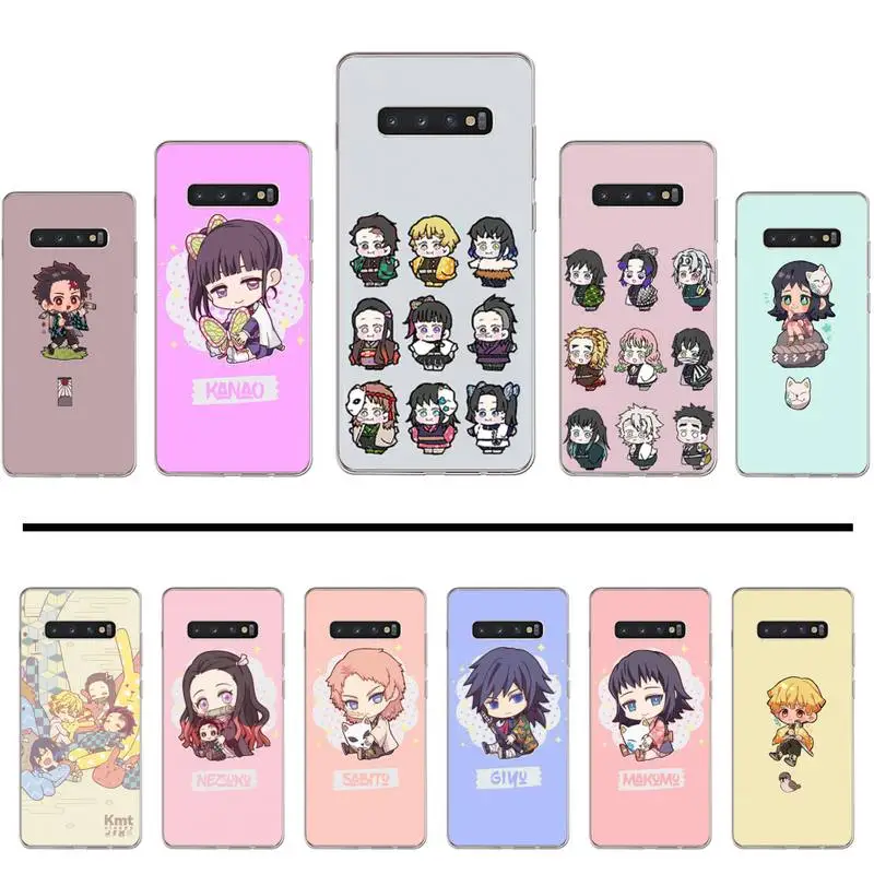 Demon Slayer Kimetsu no Yaiba Nezuko Japanese anime TPU Phone Case For Samsung Galaxy S5 S6 S7 S8 S9 S10 S10e S20 edge plus lite | Мобильные