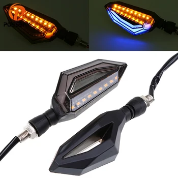 

POSSBAY Motorcycle Turn Signal Light DRL LED Turning Lamp Cafe Racer For Honda Yamaha Suzuki Harley Moto Flasher Motorbike Luces