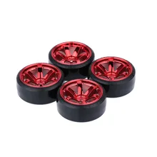 

4Pcs/Set 1/10 RC Racing Car Drift Car Tires Hard Tyre For Traxxas HSP Tamiya HPI Kyosho On-Road Drifting Car RC Car Accessories