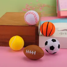 

Finger Exercise Vent Toy Sponge Foam Rugby Pressure Vent Elastic PU Ball Slow Rebound Toy Squeeze Toys Kids Toys Autism Toys