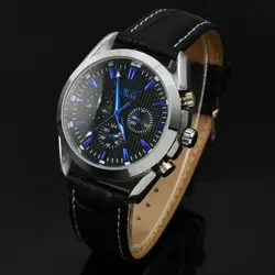 Мода JARAGAR Для мужчин Элитный бренд часы Повседневное кожаный ремешок часы турбийон автоматические механические наручные часы Подарочная