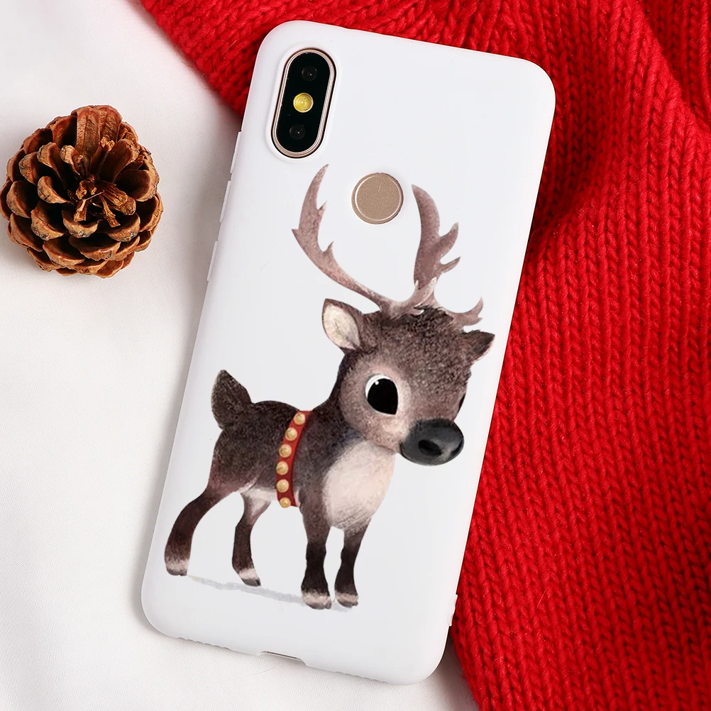 Веселый Рождественский олень мягкие чехлы из ТПУ для Xiaomi Redmi K20 CC9e Примечание 4X5 5A, 7, 6, 8, 9, SE Pro A2 Lite A1 6X 5A 6 6A плюс S2 7A чехол - Цвет: milu