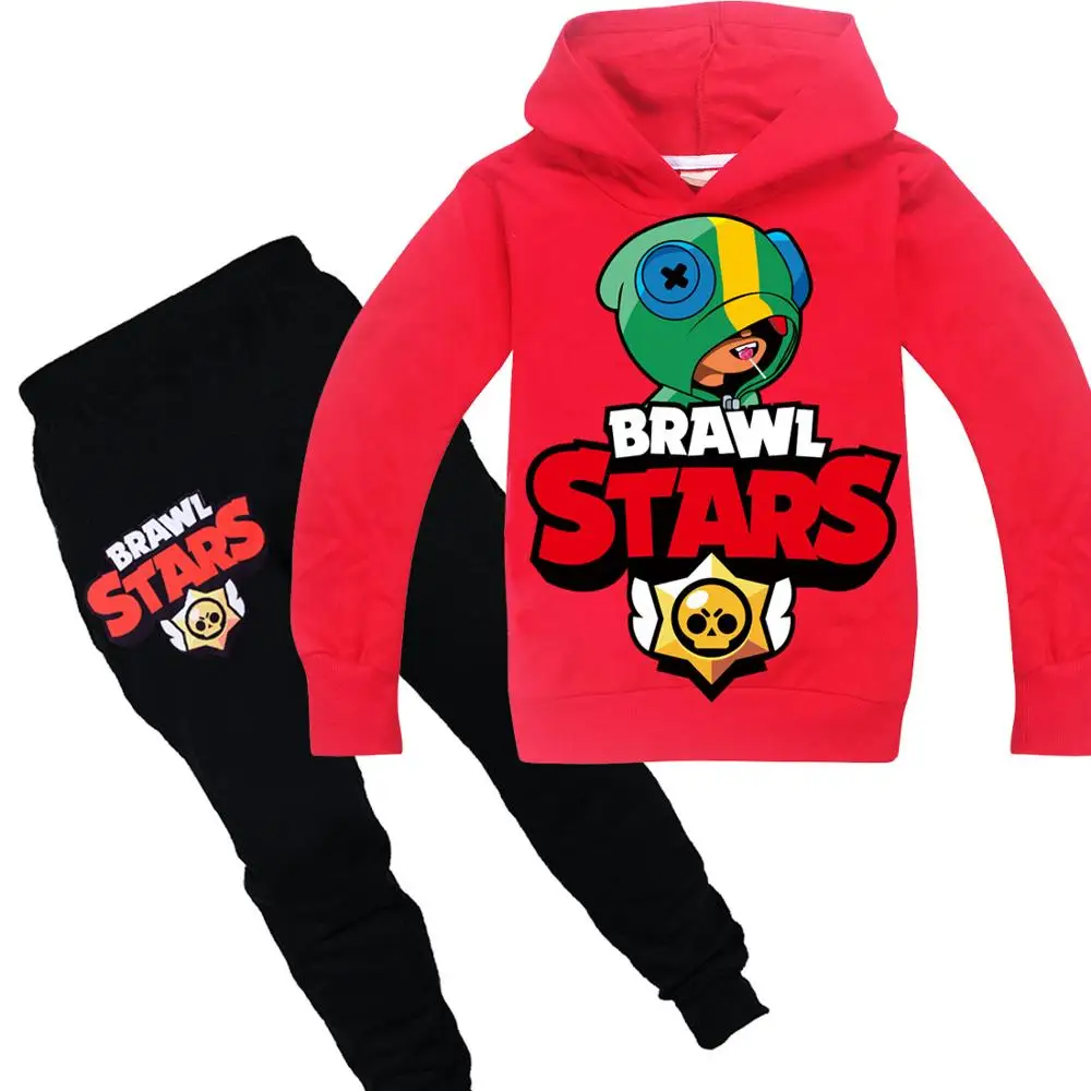 Children's Cartoon Doll Cotton Set Boy Long Sleeve Hooded Top Casual Pants 2 Piece Set Kids/Baby Spring/Autumn Clothes - Цвет: style 8