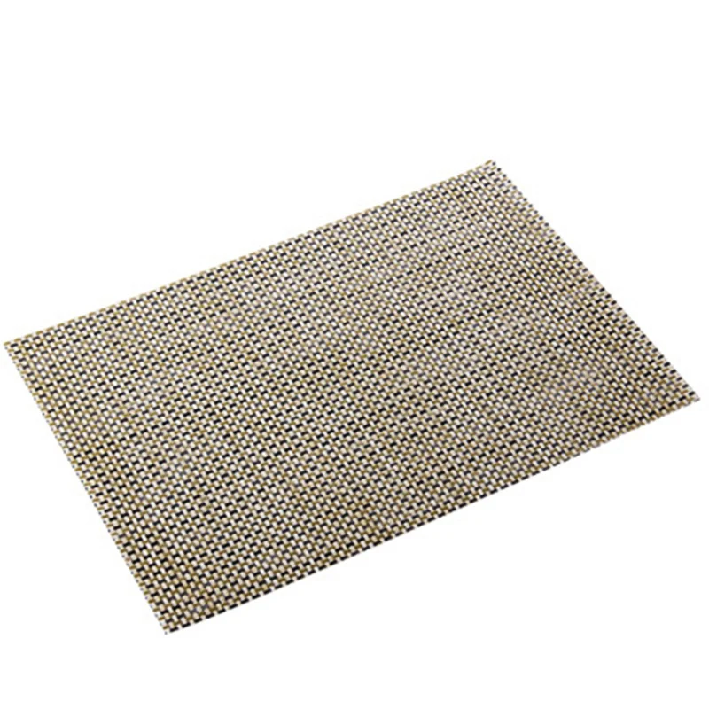 linen Горячее предложение, 6 шт., жаростойкие, грязестойкие, противоскользящие, моющиеся настольные коврики, квадратные, ПВХ салфетки NDS - Цвет: linen