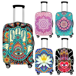 Mandala Datura Flower Luggage Cover Travel Accessories Trolley Case Baggage Protective Covers Anti-dust Suitcase Cover