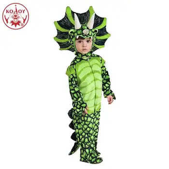 

Kids Infant Toddler Triceratops Cosplay Costume Halloween Party Boys/Girls T. prorsus Jumpsuit Child Dinosaur Fancy Dress
