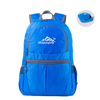 

HWJIANFENG 210D Waterproof Nylon Sports Gym Bag Fitness Backpack Travel School Women Bag 2020 Running Cycling Foldable Handbags