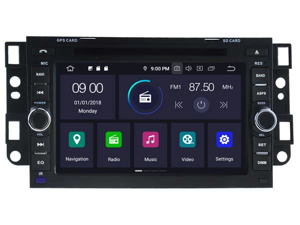 7 &quotAndroid 10 мультимедийный видео плеер для CHEVROLET AVEO EPICA LOVA CAPTIVA SPARK OPTRA SILVERADO GPS