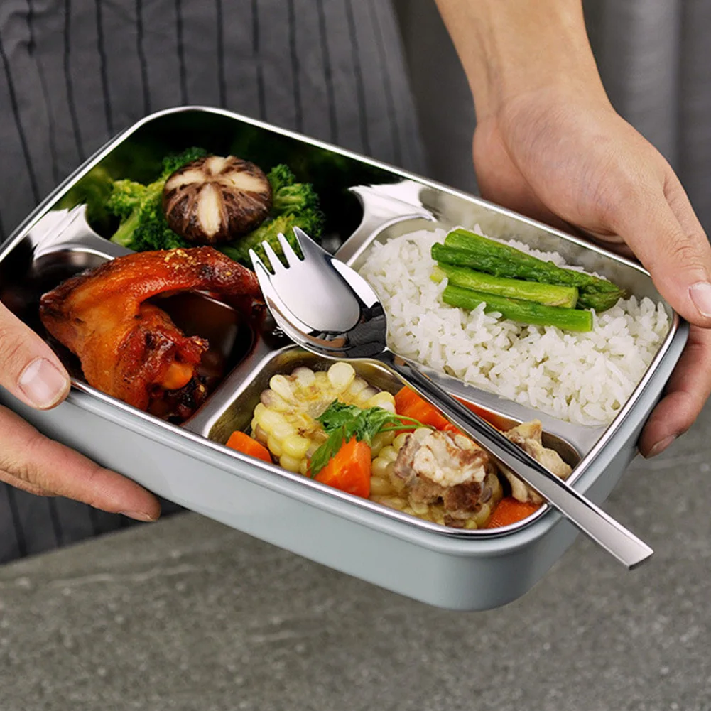 Открытый Кемпинг Spork с длинной ручкой круглые из нержавеющей стали многофункциональные столовые приборы портативные салатные столовые приборы приспособление для пикника ложка