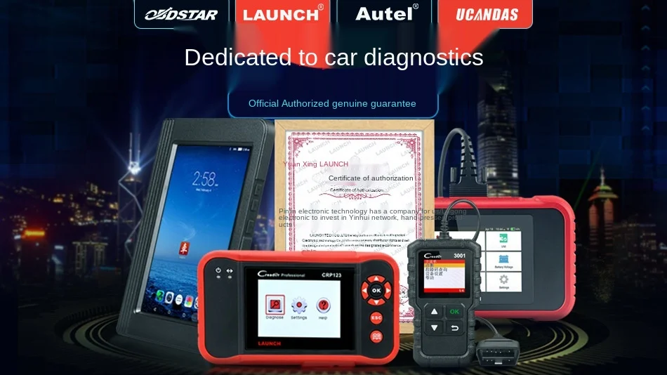 X431 Creader /CR3001 OBD II полнофункциональная карта считывания кода английская версия за