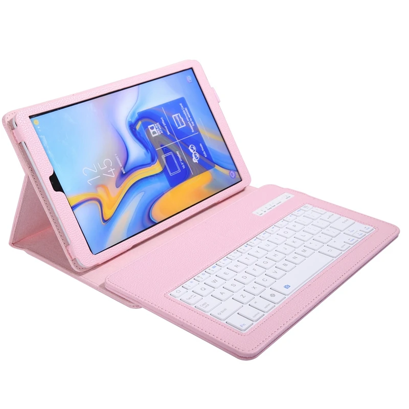 Чехол с клавиатурой Lychee для samsung Galaxy Tab A 10,5, модель Sm-T590/T595/T597, тонкий легкий Чехол-подставка со съемным Wi-Fi