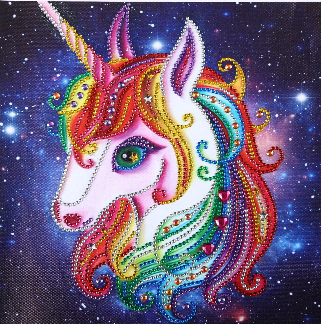 Diamond painting Cartoon Unicorn Pony cute dog peacock Cross Stitch Rhinestone Embroidery Home kids room Decor sticker murals