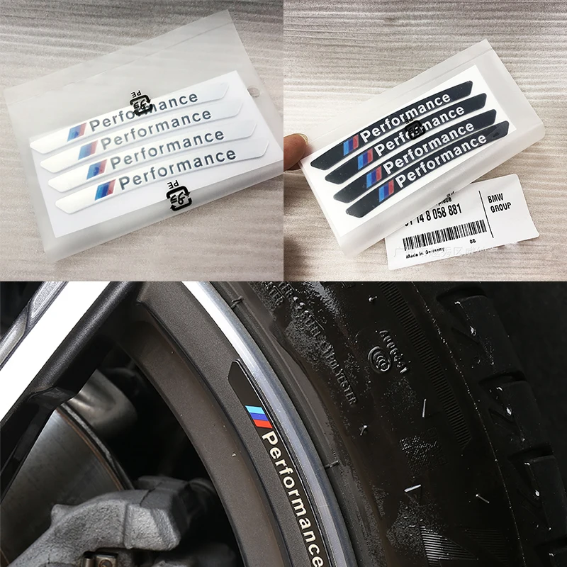 Наклейка на автомобиль диски гоночный наклейка производительность для BMW e46 e90 e60