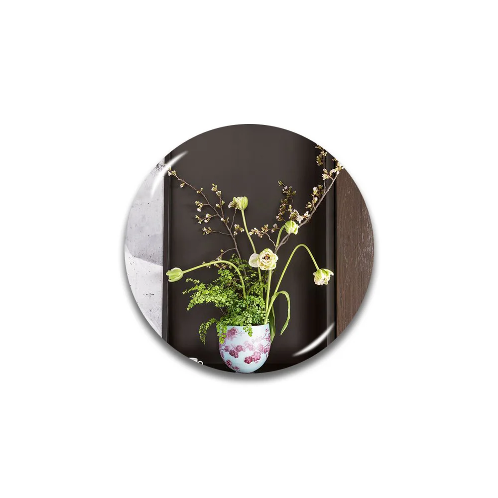 Lychee Plant Series 3D магнит на холодильник круглой формы магниты на холодильник сувениры для путешествий украшение для дома и кухни