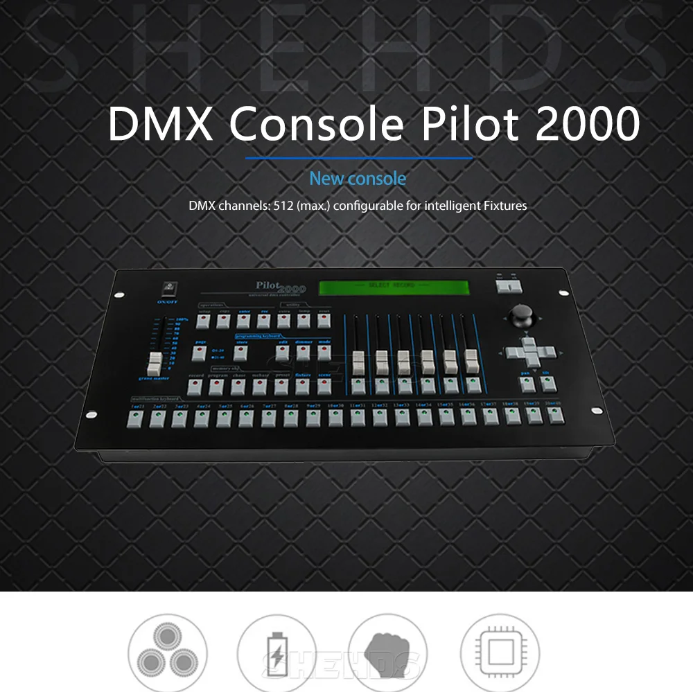 SHEHDS DMX консоль Пилот 2000 512 регулятор каналов сценический эффект светильник ing оборудование 3 штифта для Светодиодный светильник с движущейся головкой