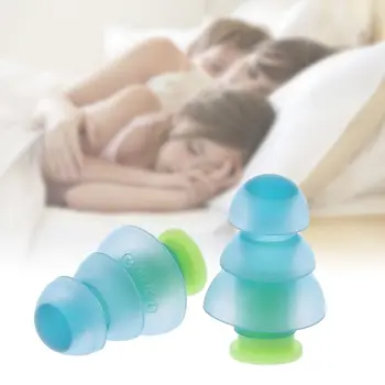 

1 Pair Protection-Earplugs Concerts Musician Ear Plugs Noise-Cancelling Hearing Motorcycles Reusable Silicone Earplugs
