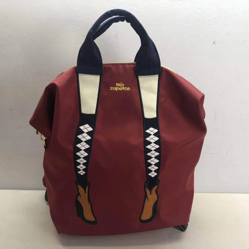 Miszapatos новая высокая емкость японская ножная Сумка водонепроницаемая нейлоновая сумка корейская мода Джокер Женская Студенческая сумка дорожная сумка