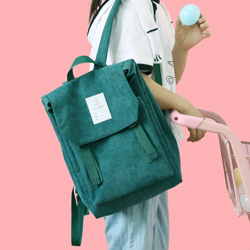 Harajuku Ulzzang, женские вельветовые рюкзаки, корейский стиль, школьные сумки для колледжа, для девочек-подростков, женская сумка на плечо, дорожная сумка, mochilas